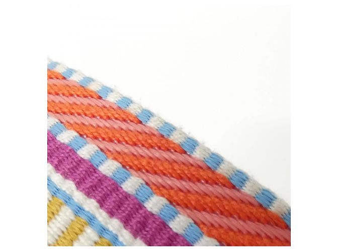 Hermès Sangle Cavalle Swift Canvas Accessorio Arancione - vista 6