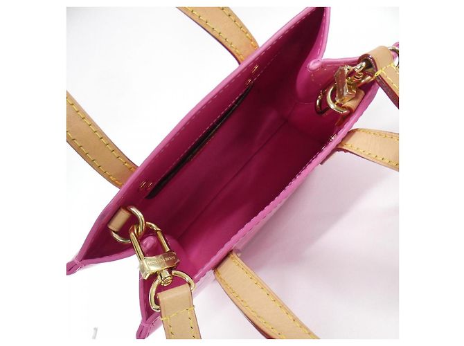 Borsa Louis Vuitton LV Remix Vernis Rosa - vista 9