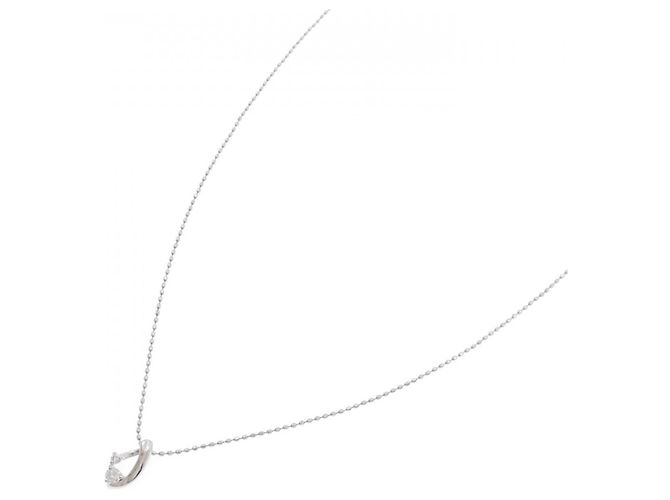 Autre Marque Collana con Diamanti Pt900/Pt850 Argento - vista 2