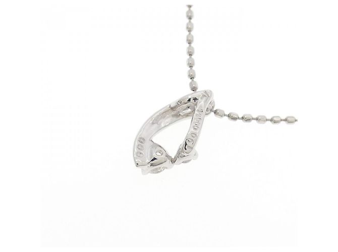 Autre Marque Collana con Diamanti Pt900/Pt850 Argento - vista 4