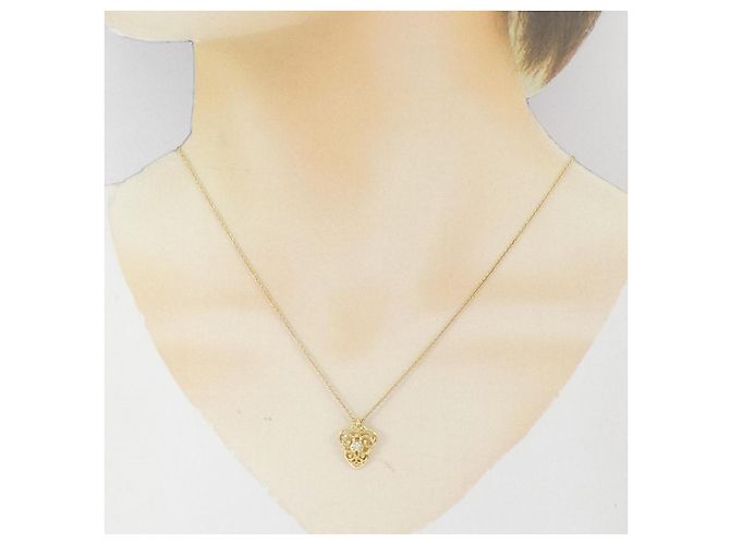 Autre Marque Collana con Diamanti Au750 D'oro - vista 6