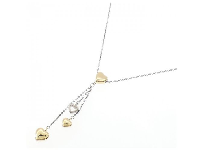 Collana Tiffany & Co. in oro bianco 750 e oro giallo 750 D'oro - vista 3