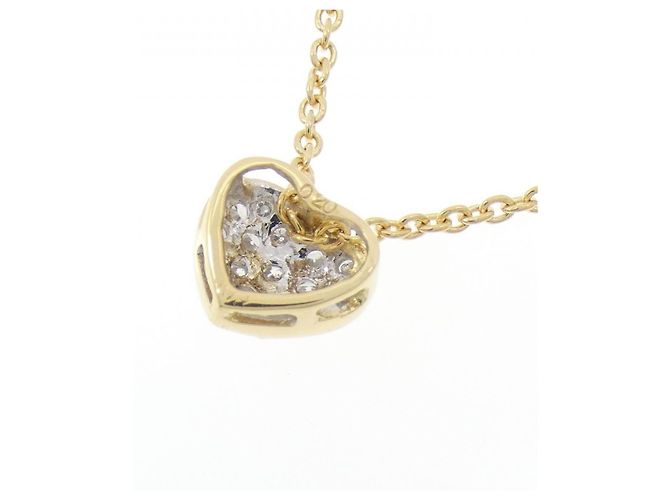 Autre Marque Collana Cuore di Diamanti Au750 D'oro - vista 4