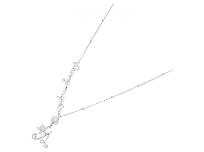 Autre Marque Collana di Diamanti PT900 PT850 Argento - vista 2