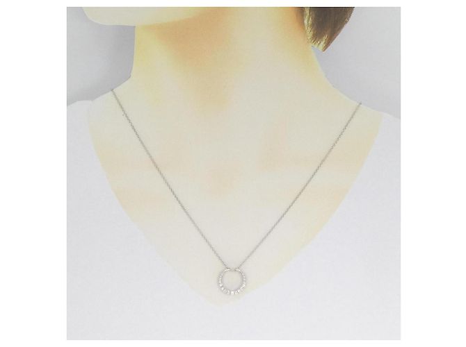 Autre Marque Colar de diamante Au750 Prata - vista 6