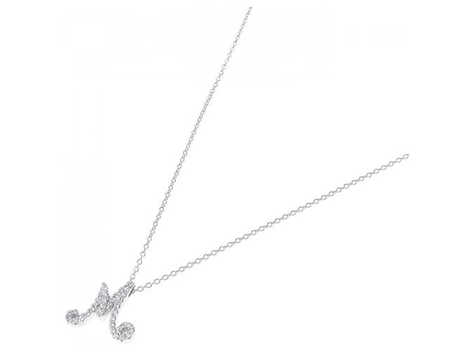 Autre Marque Collana con Diamanti Ponte Vecchio Au750 Argento - vista 2