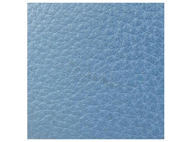 Borsa a Spalla Hermès Jardiniere Toilash Clemence Blu - vista 4