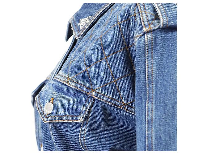 Chaqueta de denim y algodón Monogram Louis Vuitton Azul - vista 15