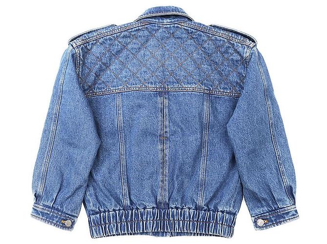 Chaqueta de denim y algodón Monogram Louis Vuitton Azul - vista 17