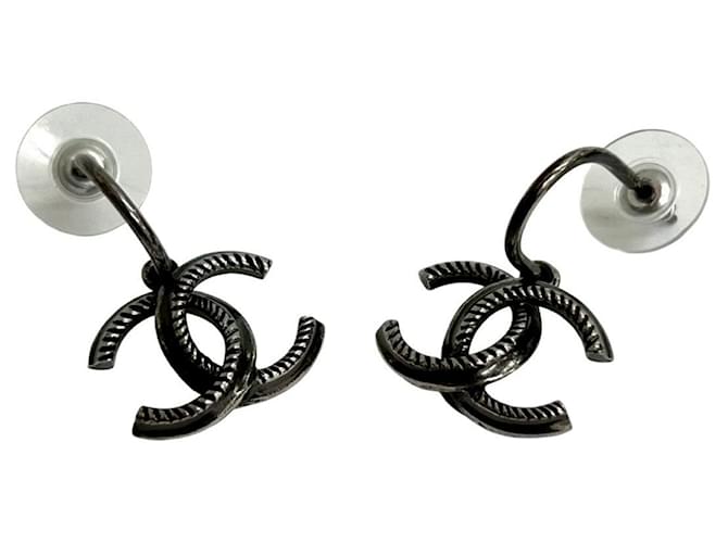 Pendientes Chanel Coco Mark Plata - vista 5