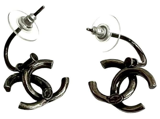 Pendientes Chanel Coco Mark Plata - vista 6