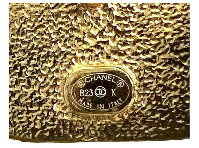 Chanel Coco Mark Eckige Ohrringe Golden - Ansicht 3