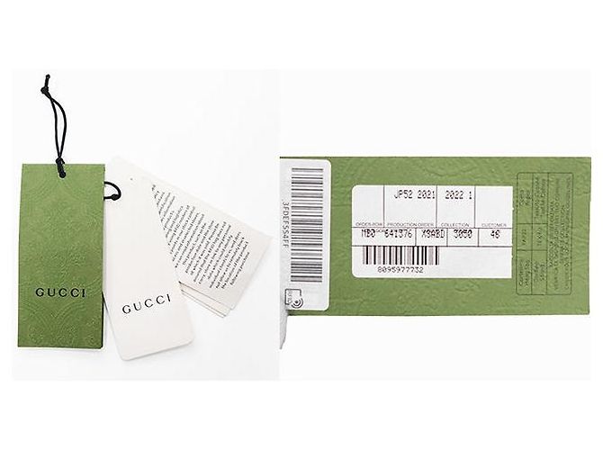 Casaco de pele de carneiro e shearling Gucci Verde Caqui - vista 11