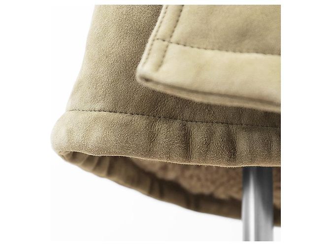 Casaco de pele de carneiro e shearling Gucci Verde Caqui - vista 17