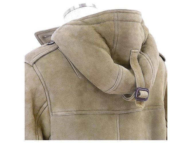 Casaco de pele de carneiro e shearling Gucci Verde Caqui - vista 18
