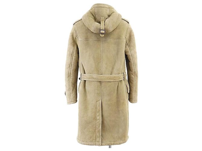 Casaco de pele de carneiro e shearling Gucci Verde Caqui - vista 5