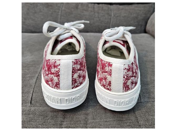 Sneakers Christian Dior D-Connect Bianco Rosso - vista 8