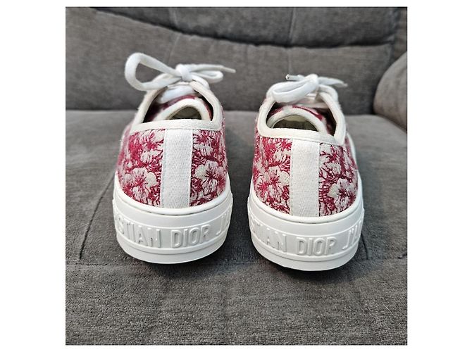 Sneakers Christian Dior D-Connect Bianco Rosso - vista 9