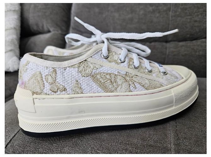 Sneakers Christian Dior D-Connect Bianco Beige - vista 10