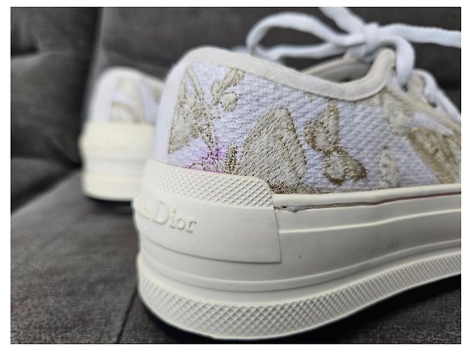 Sneakers Christian Dior D-Connect Bianco Beige - vista 13