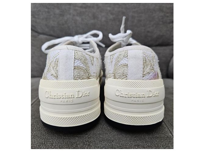 Sneakers Christian Dior D-Connect Bianco Beige - vista 8
