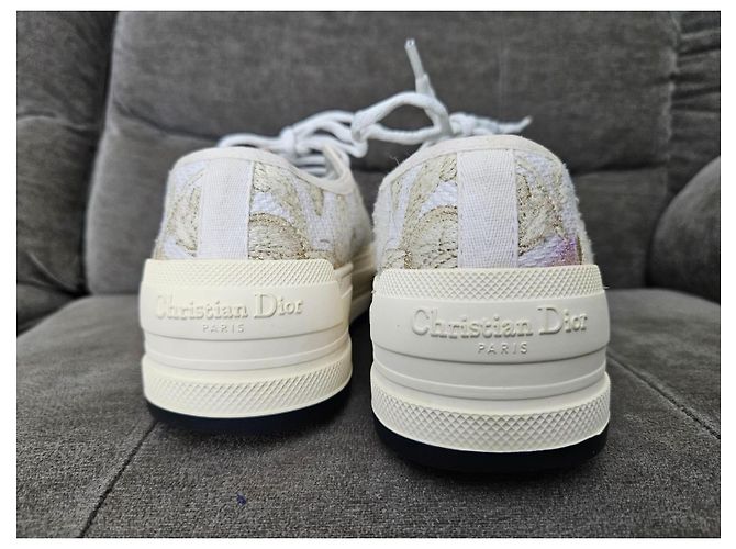 Sneakers Christian Dior D-Connect Bianco Beige - vista 9