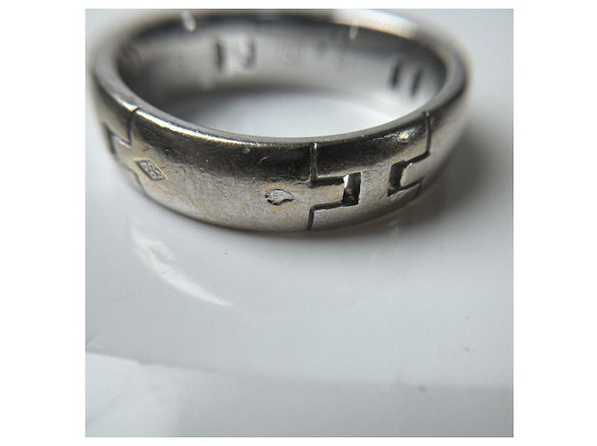 Hermès Hermes Hercules Ring aus 18K Weißgold Golden - Ansicht 10