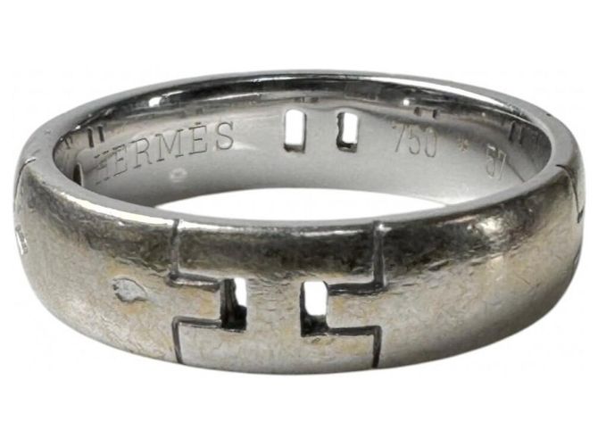 Hermès Hermes Hercules Ring aus 18K Weißgold Golden - Ansicht 4