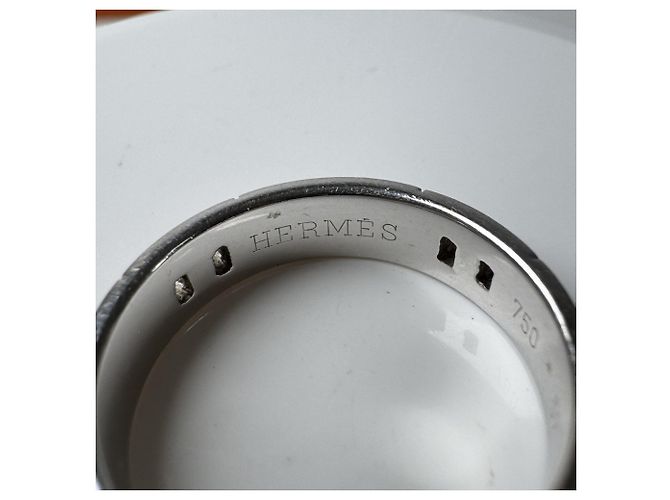 Hermès Hermes Hercules Ring aus 18K Weißgold Golden - Ansicht 6