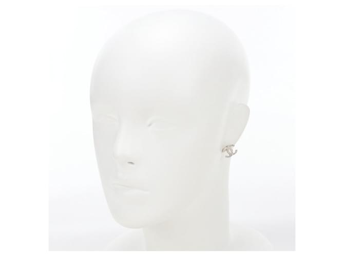 Orecchini Chanel Gold Stud con strass D'oro - vista 4