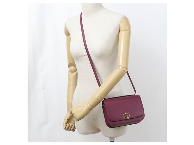 Borsa a tracolla Loewe Goya viola Porpora - vista 8