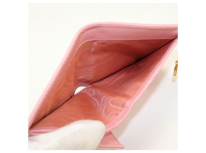 Cartera de piel Saffiano de Prada Rosa - vista 4