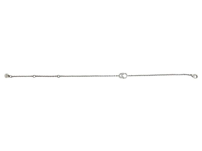 Bracciale charm con motivo logo CD Christian Dior Argento - vista 7