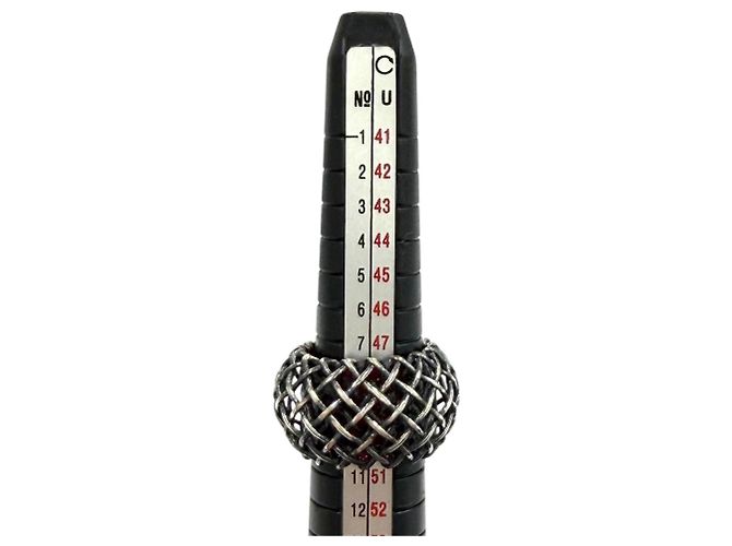 Bottega Veneta 925 Sterling Silber Ring Rot - Ansicht 13