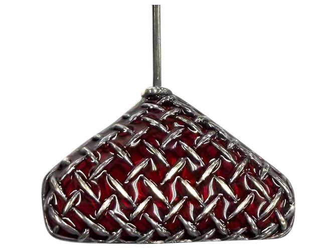 Bottega Veneta 925 Sterling Silber Ring Rot - Ansicht 6