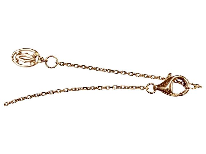 Colar de ouro rosa Cartier com diamantes Dourado - vista 6