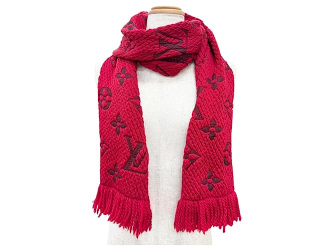 Echarpe de lã e seda Ruby da Louis Vuitton Vermelho - vista 2