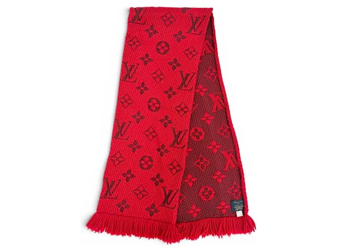 Echarpe de lã e seda Ruby da Louis Vuitton Vermelho - vista 3