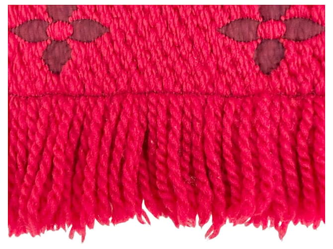Echarpe de lã e seda Ruby da Louis Vuitton Vermelho - vista 5
