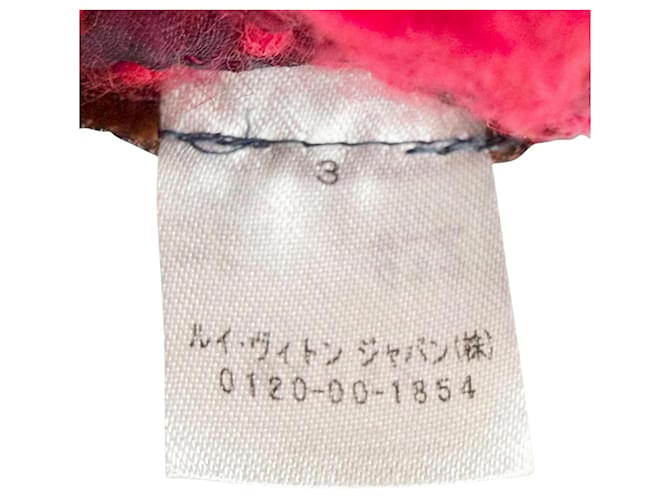 Echarpe de lã e seda Ruby da Louis Vuitton Vermelho - vista 7