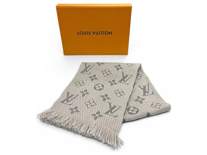 Stola in misto lana e seta Logomania Louis Vuitton - vista 2