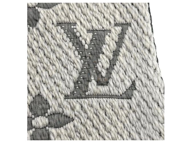 Stola in misto lana e seta Logomania Louis Vuitton - vista 7