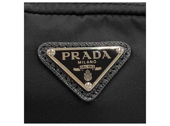Pochette PRADA Micro Re-Nylon Negro - vista 8