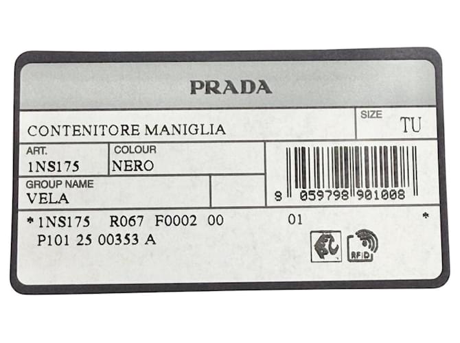 Pochette mini Vera Re-Nylon Prada Nero - vista 14
