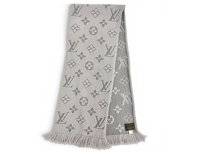 Stola in lana e seta Logomania Louis Vuitton - vista 3