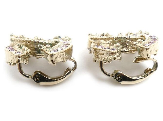 Orecchini a clip placcati in oro Chanel D'oro - vista 2