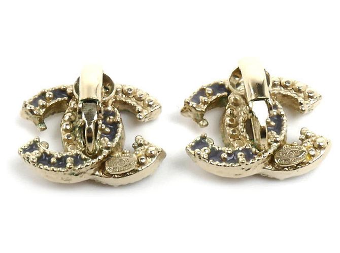 Orecchini a clip placcati in oro Chanel D'oro - vista 3