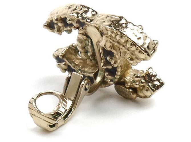 Orecchini a clip placcati in oro Chanel D'oro - vista 4