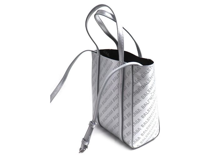 Borsa Balenciaga Everyday Tote XXS Argento - vista 2