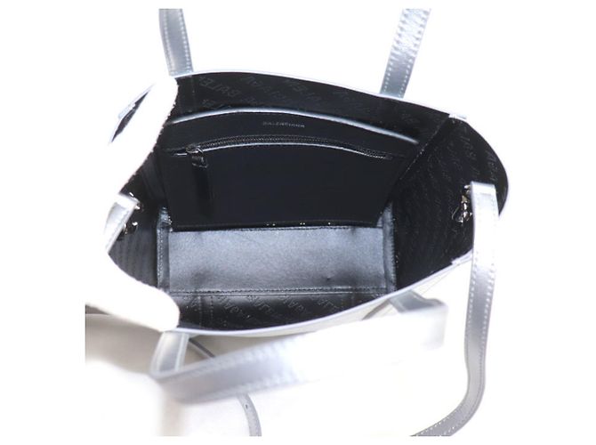 Borsa Balenciaga Everyday Tote XXS Argento - vista 4